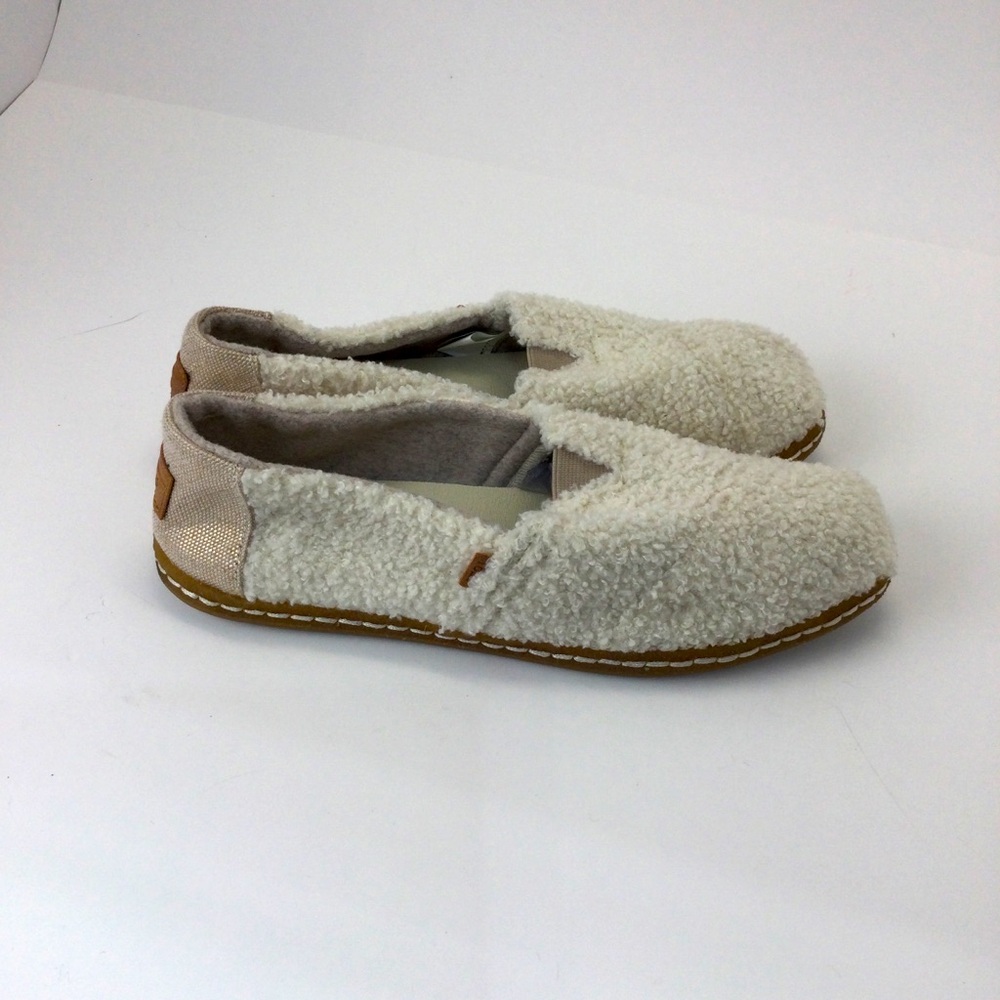 Toms Alpargata Sherpa Slip-On Shoes womens size 8.5